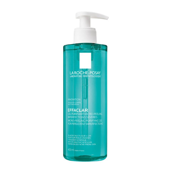 La Roche Posay Effaclar Micro-Peeling Purifying Gel Wash 400ml La Roche Posay Effaclar Micro-Peeling Purifying Gel Wash 400ml