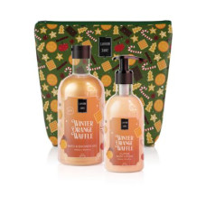 Lavish Care Promo Winter Orange Waffle Shower Gel 500ml & Body Cream 300ml (Box 2022)