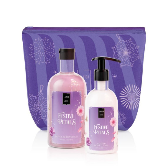 LAVISH CARE Festive Petals Christmas Set