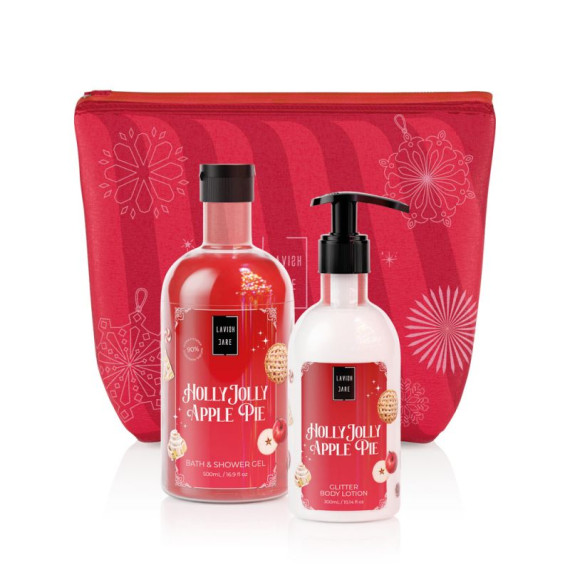 LAVISH CARE Holly Jolly Apple Pie Christmas Set