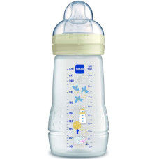 Easy Active Baby Bottle Πλαστικό Μπιμπερό Άσπρο 270ml 2+