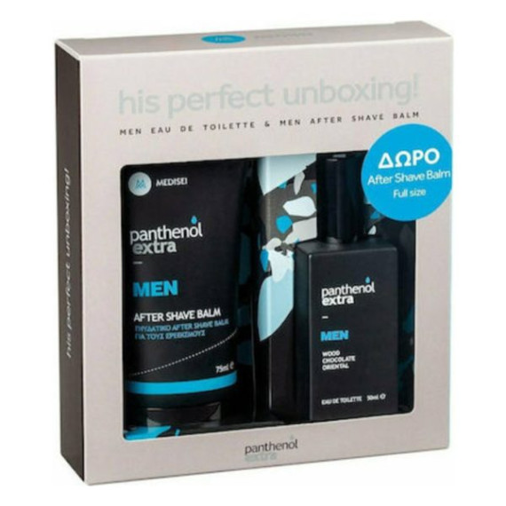 Medisei – Promo Panthenol Extra Men Edition Eau De Toilette Wood Chocolate Oriental 50ml Δώρο After Shave Balm Ενυδατικό After Shave Balm για τους Ερεθισμούς 75ml