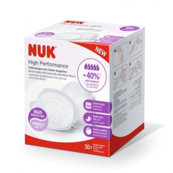 NUK Επιθέματα Στήθους High Performance 30Τεμάχια