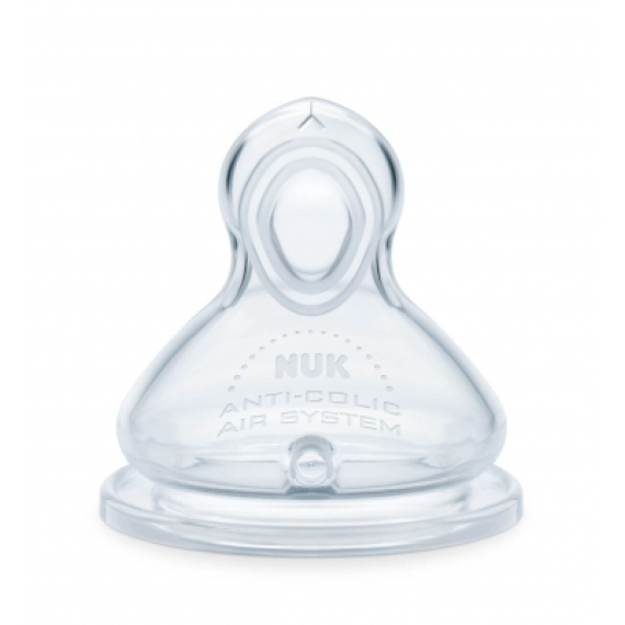 NUK First Choice Plus Θηλές Σιλικόνης Flow Control ( 6-18 Μηνών) NUK First Choice Plus Θηλές Σιλικόνης Flow Control ( 6-18 Μηνών)