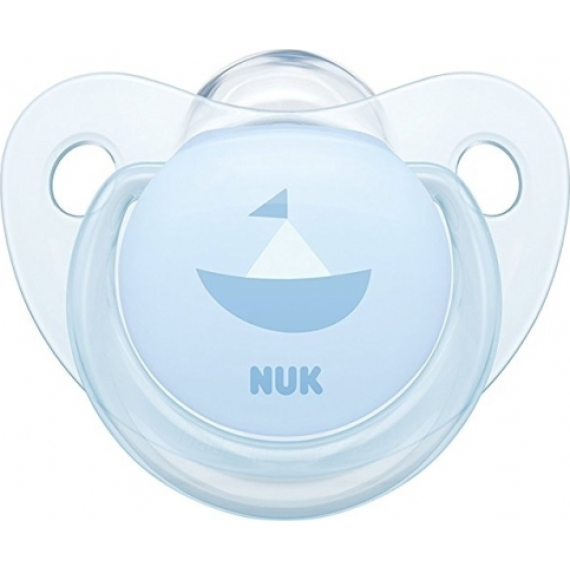 NUK Rose&Blue Πιπίλα Σιλικόνης (0-6 μηνών) ΓΑΛΑΖΙΟ NUK Rose&Blue Πιπίλα Σιλικόνης (0-6 μηνών) ΓΑΛΑΖΙΟ