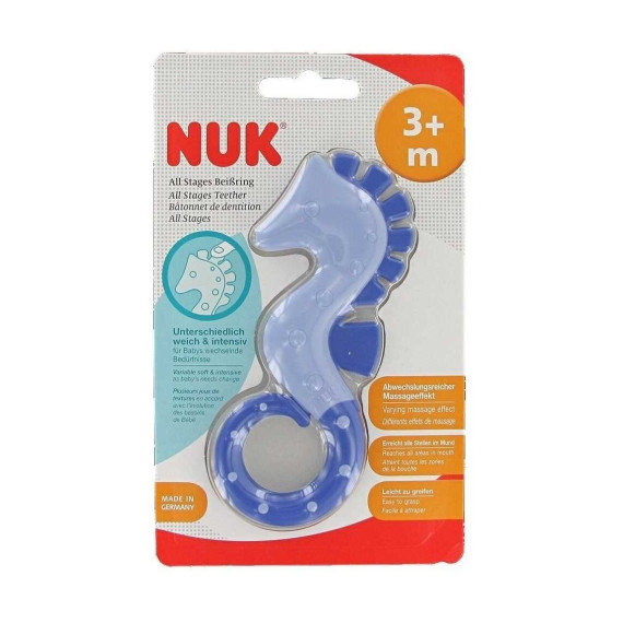 Nuk Μασητικός Κρίκος Οδοντοφυΐας Ιππόκαμπος Πλαστικό 3m Nuk Μασητικός Κρίκος Οδοντοφυΐας Ιππόκαμπος Πλαστικό 3m