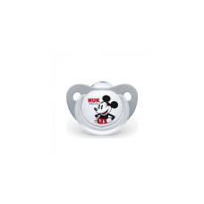 NUK Trendline Disney Micky Ορθοδοντική Πιπίλα Σιλικόνης 0-6m 1τμχ Grey