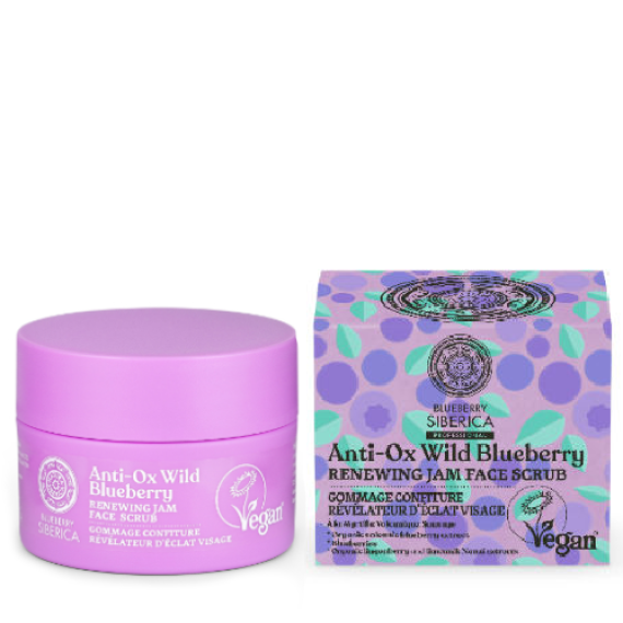 Natura Siberica Anti Ox Wild Blueberry Renewing Jam Face Scrub 50ml