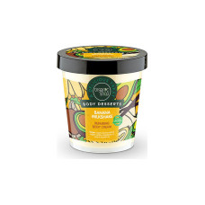 Natura Siberica Organic Shop Body Desserts Banana Milkshake Repairing Body Milk 450ml