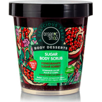 Natura Siberica Organic Shop Body Desserts Pomegranate Sugar Sorbet Sugar Body Scrub 450ml