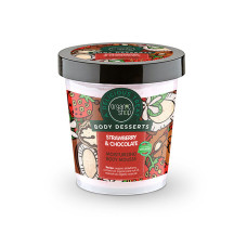 Natura Siberica Organic Shop Body Dessert Strawberry & Chocolate Moisturising Body Mousse 450ml