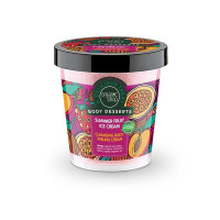 Natura Siberica Organic Shop Body Desserts Summer Fruit Ice Cream Cleansing Body Peeling Cream 450ml