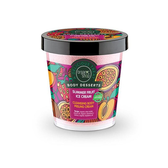 Natura Siberica Organic Shop Body Desserts Summer Fruit Ice Cream Cleansing Body Peeling Cream 450ml Natura Siberica Organic Shop Body Desserts Summer Fruit Ice Cream Cleansing Body Peeling Cream 450ml