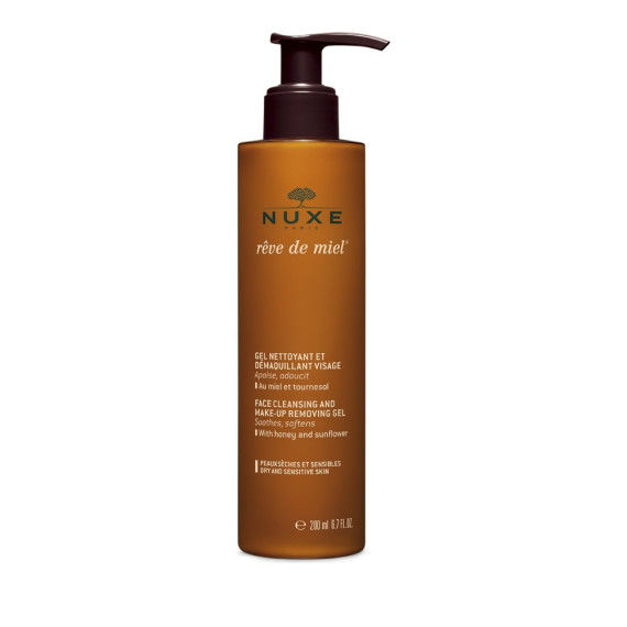 Nuxe Reve de Miel Face Cleansing & Make-Up Removing Gel 200ml