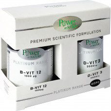 Power Health Platinum B-Vit 12 1000mg 60 ταμπλέτες & D-Vit 3 2000IU 20 κάψουλες