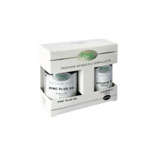 Power Of Nature Platinum Range Zinc Plus D3 2000iu 30 tabs & Vitamin C 1000mg 20 tabs