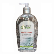 Simply Green Hand Cleanser Gel Αντισηπτικό Τζελ Χεριών Με Αλόη & Γλυκερίνη 500ml
