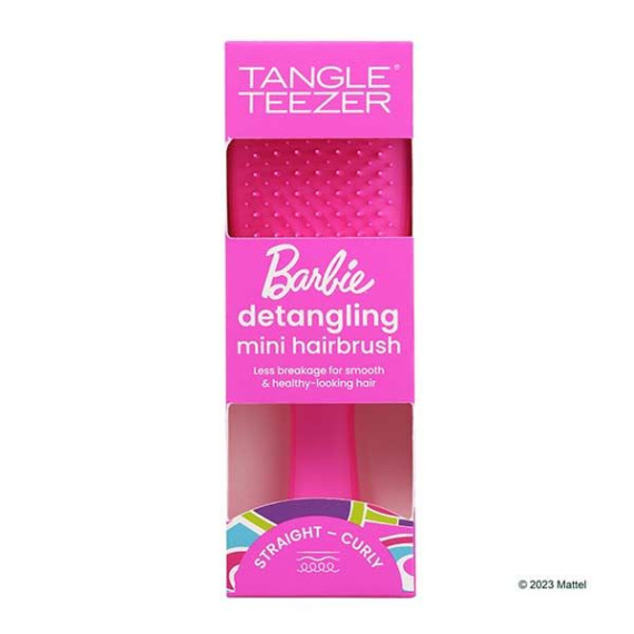 Tangle Teezer The Mini Ultimate Detangler Barbie Dominant Pink Tangle Teezer The Mini Ultimate Detangler Barbie Dominant Pink