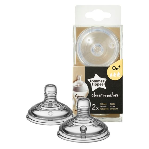 Tommee Tippee θηλές σιλικόνης μεταβλητής ροής - 2 τμχ.