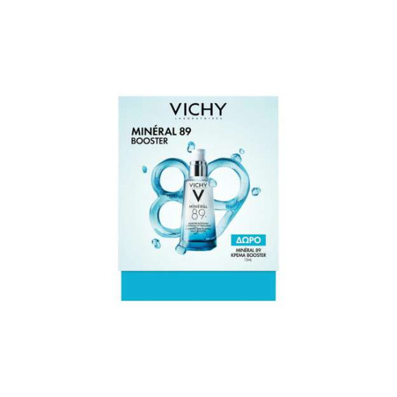 Vichy Set Mineral 89 Booster Ενυδάτωσης και Ενδυνάμωσης 50ml & Mineral 89 72h Ενυδατική Boosting Κρέμα 15ml