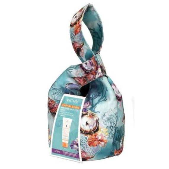 Vichy Πακέτο Προσφοράς Capital Soleil Anti-Dark Spot 3-in-1 Protective Tinted Cream Spf50, 50ml & Δώρο Mineral 89 Booster 10ml & Τσαντάκι Θαλάσσης