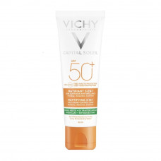 Vichy Capital Soleil Mattifying 3 in 1 Daily Shine Control Care SPF50+ 50ml