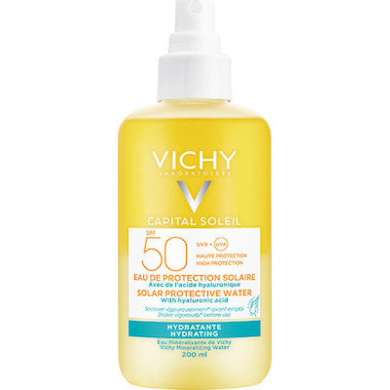 Vichy Capital Soleil Solar Protective Water with Hyaluronic Acid SPF50+ 200ml