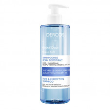 Vichy Dercos Mineral Soft Σαμπουάν Καθημερινής Χρήσης για Όλους τους Τύπους Μαλλιών 400ml