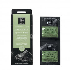 Apivita Express Beauty Face Mask Deep Cleansing Green Clay 2x8ml