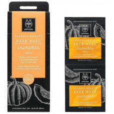 Apivita Express Beauty Face Mask Detox Pumpkin 2x8ml
