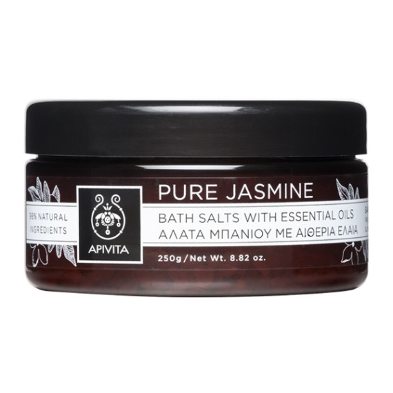 APIVITA PURE JASMINE ΑΛΑΤΑ ΜΠΑΝΙΟΥ ΜΕ ΑΙΘΕΡΙΑ ΕΛΑΙΑ 250GR