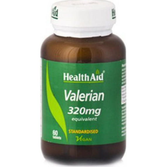HEALTH AID VALERIAN EXTRACT 320MG 60vetabs
