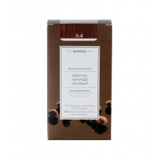 KORRES ARGAN OIL ADVANCED COLORANT 6.4 ΞΑΝΘΟ ΣΚΟΥΡΟ ΧΑΛΚΙΝΟ 145ml