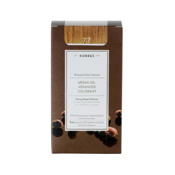KORRES ARGAN OIL ADVANCED COLORANT 7.7 ΜΟΚΑ 145ml