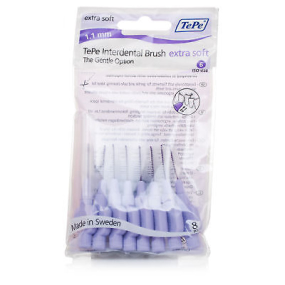 TePe Extra Soft 1.1mm Μωβ 8τμχ