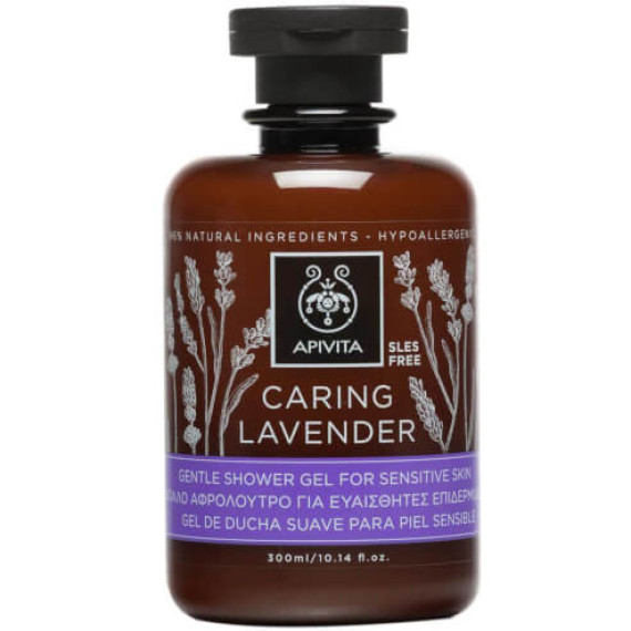 Apivita Caring Lavender Αφρόλουτρο 300ml