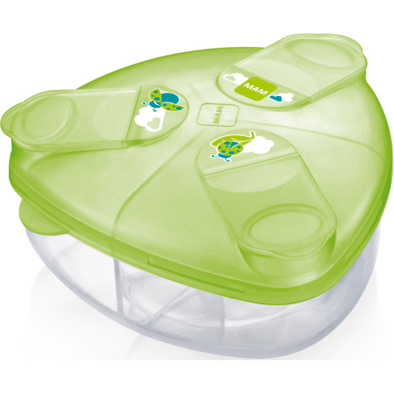  Mam Δοχείο για Σκόνη Γάλακτος Πράσινο 