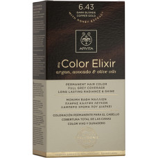  Apivita My Color Elixir 6.43 Ξανθό Σκούρο Χάλκινο Μελί 