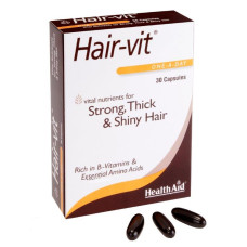 HEALTH AID HAIRVIT 30caps HEALTH AID HAIRVIT 30caps