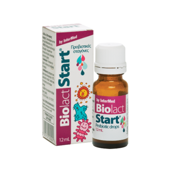 INTERMED BIOLACT START ΠΡΟΒΙΟΤΙΚΕΣ ΣΤΑΓΟΝΕΣ ΓΙΑ ΠΑΙΔΙΑ 12ML