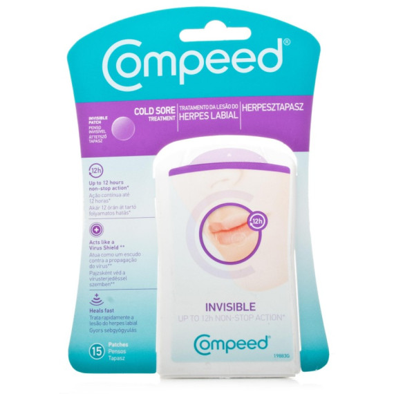 COMPEED HERPES PATCH 15 ΤΜΧ ΕΠΙΘΕΜΑΤΑ ΓΙΑ ΤΟΝ ΕΠΙΧΕΙΛΙΟ ΕΡΠΗΤΑ