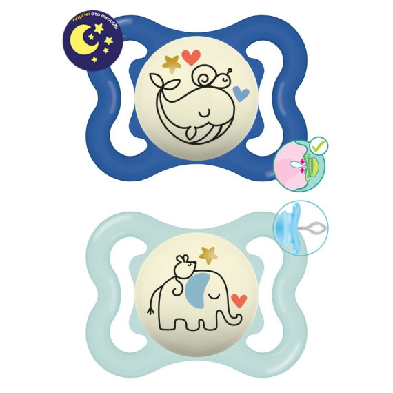 Πιπίλα Supreme Night Σιλικόνης 2-6 μηνών – Συλλογή Better Together