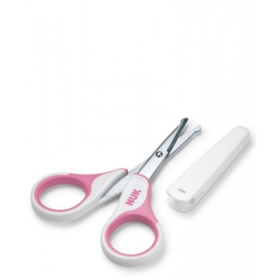 NUK Ψαλιδάκι Μωρού Ασφαλείας ΡΟΖ NUK Ψαλιδάκι Μωρού Ασφαλείας ΡΟΖ