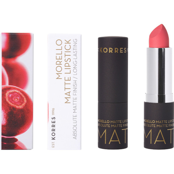 Korres Morello Matte Lipstick 49 Watemelon Sorbet Korres Morello Matte Lipstick 49 Watemelon Sorbet